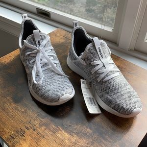 Adidas cloud foam in white/pure.